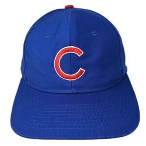 Chicago Cubs MLB Designer Award Headwear Baseball Cap Blue Red One Size Snapback